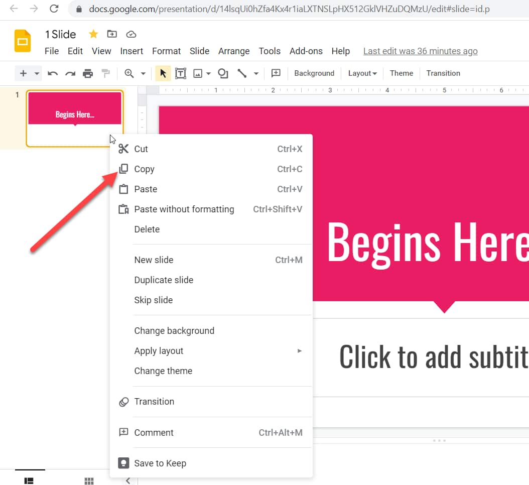 How To Change The Size Of A Single Slide In Google Slides